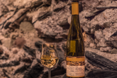 Weinflasche und Glas
